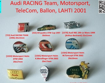 Audi RACING TEAM and more pins