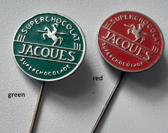 JACQUES Superchocolat Lapel Pins - Sweet Memories of the 60s!