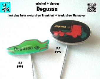 Degussa IAA Lapel Pins: Wearable Automotive History!