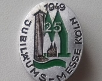 Rare Jubilee Badge – Historic Cologne Fair Collectible