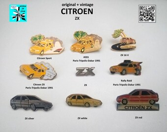 CITROEN ZX, Sport, Rally Paris-Tripoli-Dakar pins 1990s - select