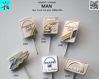 MAN Logo Pins - For True Truck and Bus Enthusiasts!
