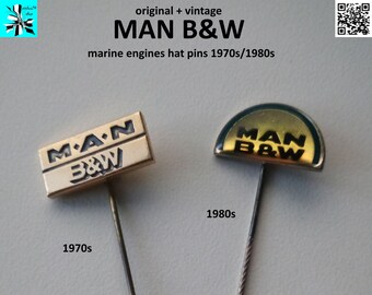MAN B&W Pins: For sea dogs and landlubbers