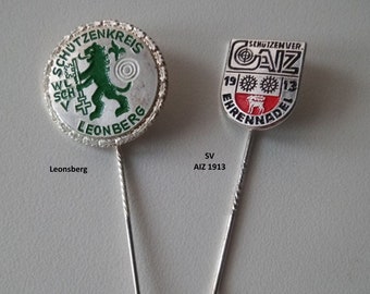 Hunters, shooters, marksmen clubs and associations Pins (2) - select