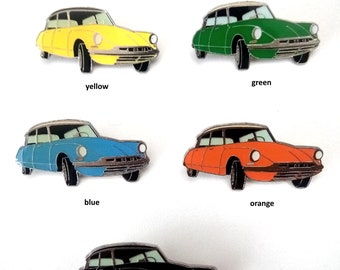 CITROEN DS motif pins 1990s - choose your color :-)