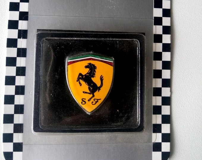 Featured listing image: Unique Scuderia Ferrari Crest Pin - Officially licensed product from 1999