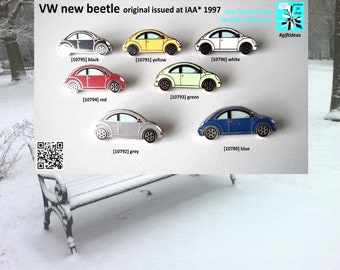 Discover the colorful diversity of the VW - Volkswagen New Beetle motif pins