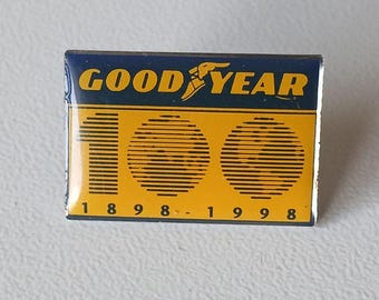 Goodyear Centennial Pin – Anniversary Badge – Collector Item