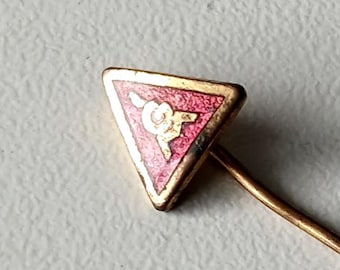 Vintage IGM Member Lapel Pin – German Trade Union Enamel Badge