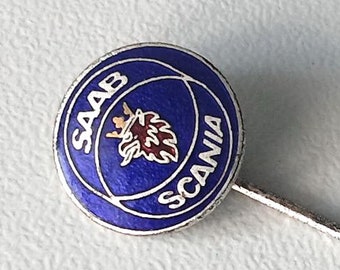 SAAB SCANIA Lapel Pin: Elegance and Innovation - IAA 1985