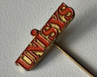 Travel in Style: UNISYS Logo Pin from the 90s!