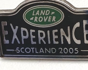 Pure Adventure: Land Rover Experience Scotland Pin 2005
