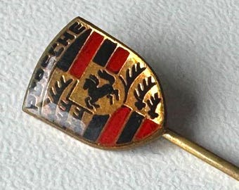 Porsche Original Logo Lapel Badge from 1979 – Rare Trade Fair Collector Piece