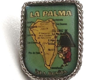 LA PALMA Souvenir Pin - Isla Bonita in Miniature!