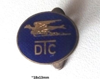 DTC Buttonhole Badge circa 1900 – German Touring Club, Enamel, Automotive Heritage
