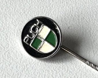 Puch lapel badge 10 mm embossed – logo design – 1987 motorcycle brand promotional period original – collector piece