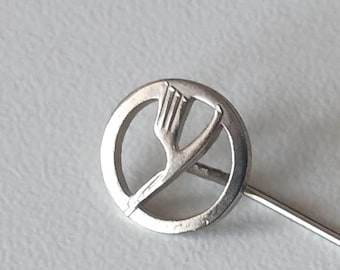 Lufthansa Silver Lapel Pin – Original 1980s Badge from West Germany