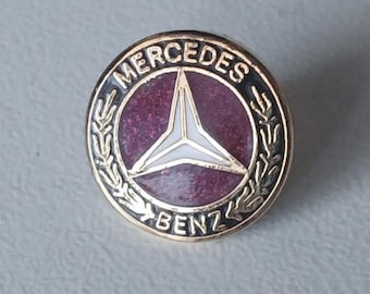Mercedes-Benz History Pin – Red Logo, Enamel Collector’s Icon