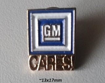 Vintage GM CARES Promo Pin from the early 2000s