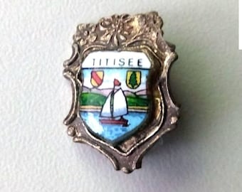 Titisee Vintage Souvenir Brooch - Coat of Arms