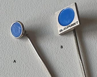 Iconic Blaupunkt Logo Pins – Vintage 80s Badges to Choose