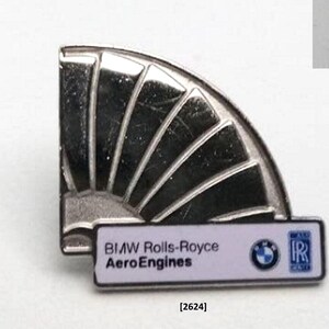 BMW Rolls‑Royce Pin – Aero Engines Markenpin – Sammlerstück der 1990er Jahre