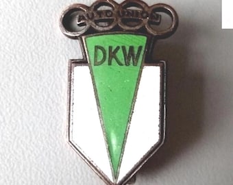 AUTO UNION DKW Brooch - A Classic of the 50s!