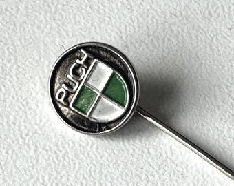 Puch lapel badge 10 mm embossed – light green logo – early 1980s period original – collector piece