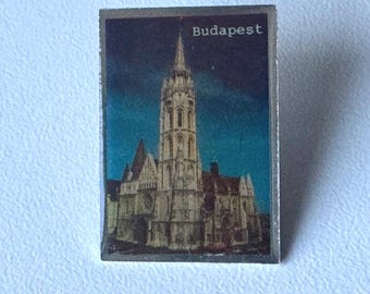 Wear Budapest – Rare Epoxy Photo Pin with Matthias Church