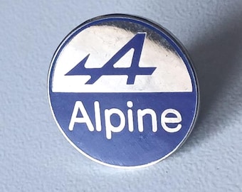 Alpine Logo Pin – Silver Collector’s Badge with Racing Heritage