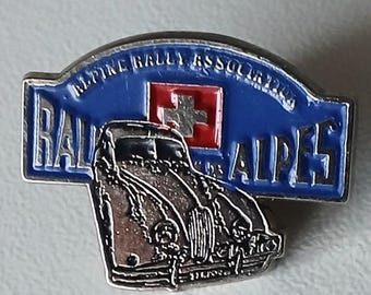 Exclusive Rally des Alpes Logo Pin – Alpine Rally Souvenir
