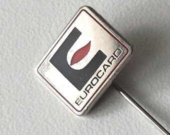 EUROCARD Lapel Badge – Vintage Promotional Insignia from the 1980s