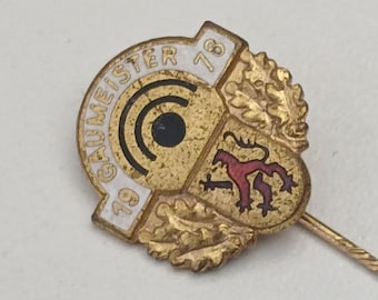 Gaumeister 1978 – Enamelled Honorary Pin with Hessian Lion