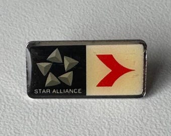 Rare STAR ALLIANCE Austrian Airlines Logo Pin – Authentic Aviation Collector Piece