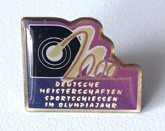 Shooting Sport Honor Pin – Official Participant Badge from Olympic Year