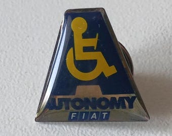 Freedom and Mobility: FIAT AUTONOMY Wheelchair User Pin from IAA 2005