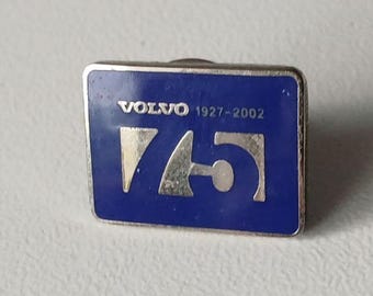 Rare Volvo 75 Years Pin | Enamel Anniversary Badge