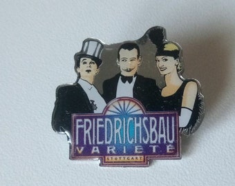 A rare treasure for pin collectors and theater fans