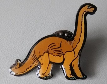 Vintage Diplodocus Pin - A Must-Have for Dinosaur Enthusiasts
