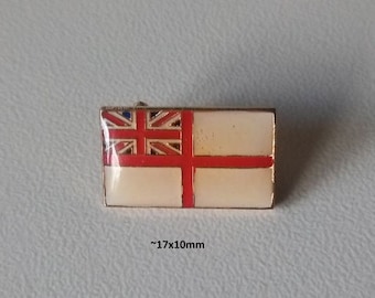 Anchor's Aweigh! British Navy Flag Pin from the 80s