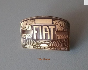 FIAT Logo 1903-1908 Retro History Pin enameled 1990s