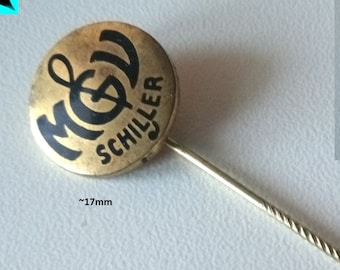 Vintage Enamel Pin Music Choir Schiller 50s