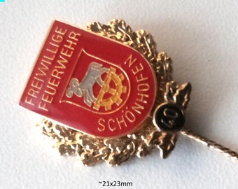 Historic Honor: Schönhofen Fire Department Anniversary Pin