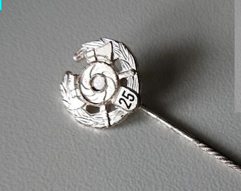 Firefighter Lapel Pin: 25 Years of Dedicated Service
