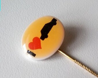 love Car Lapel Pin - VDA Promo 1980s