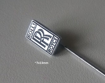 Rolls-Royce Lapel Pin: 70s Chrome Elegance