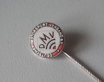 DMV logo pin - enameled 1960s
