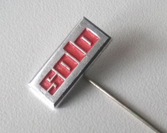 SOLO Small Motors Pin - Original 70s Logo