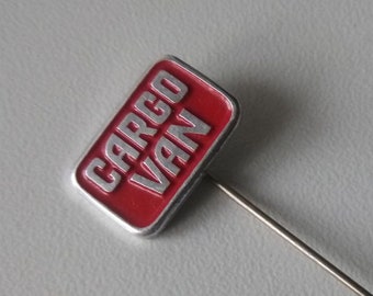 Show Your Style with the CARGO VAN Logo Lapel Pin!
