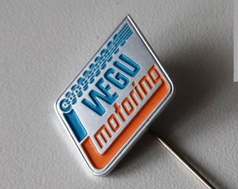 WEGU Logo Lapel Pin - A Classic of the 80s!